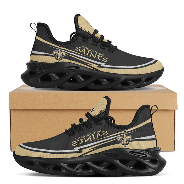 Women's New Orleans Saints Flex Control Sneakers 009 Women's New Orleans Saints Flex Control Sneakers 009